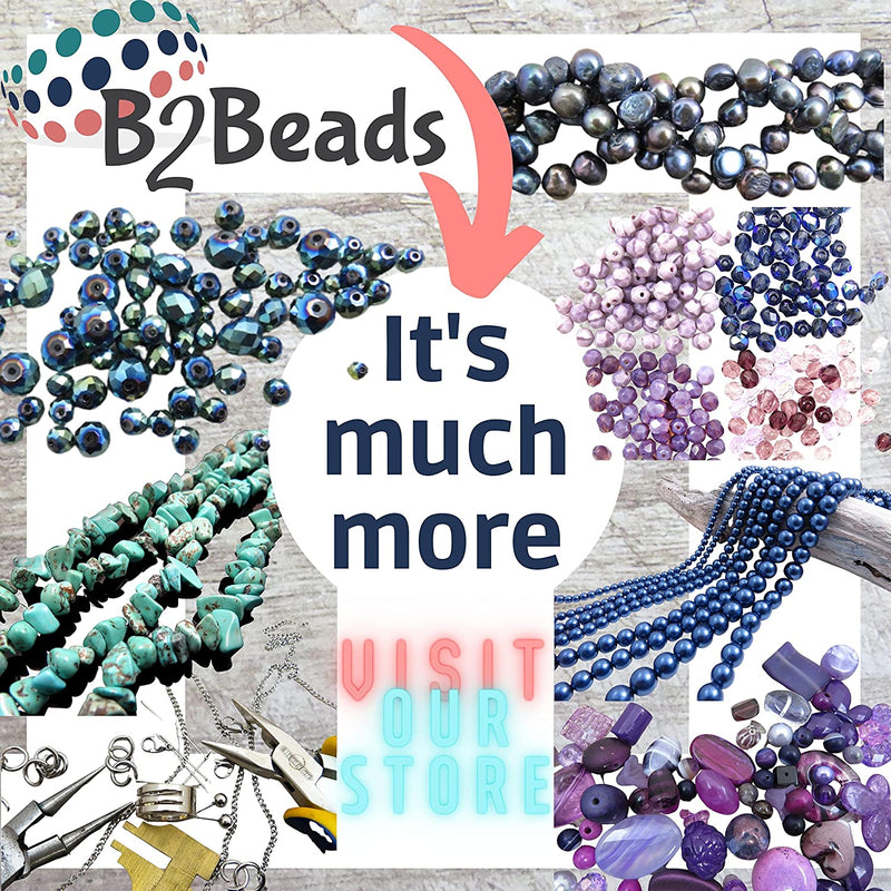 John Bead Crystal Lane Set of 5 Twist strings from beads 6" each, Beads, beads Glass and Crystal, Size 4 to 8mm, Scabiosa Collection