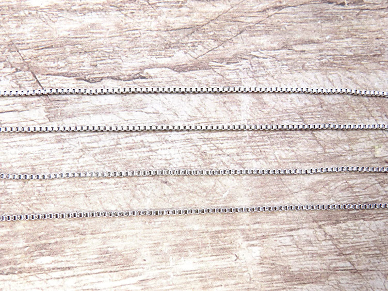 10m Stainless Steel Box Chain 1.5x1.5mm